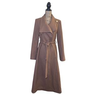 Kenneth Cole Camel Wool Long Coat